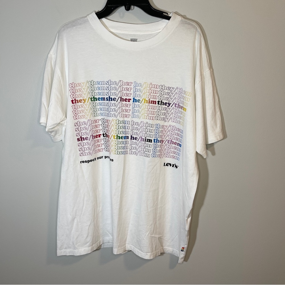 LEVI'S PRIDE LIBERATION ROADTRIP T-SHIRT White Medium